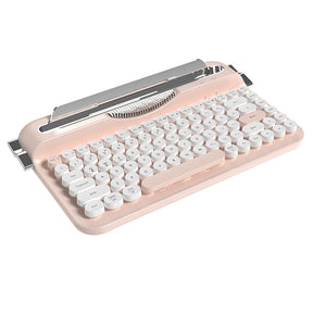 Ajazz AF84 Dual-Mode Typewriter Membrane Keyboard Retro Style