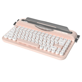 Ajazz AF84 Dual-Mode Typewriter Membrane Keyboard Retro Style