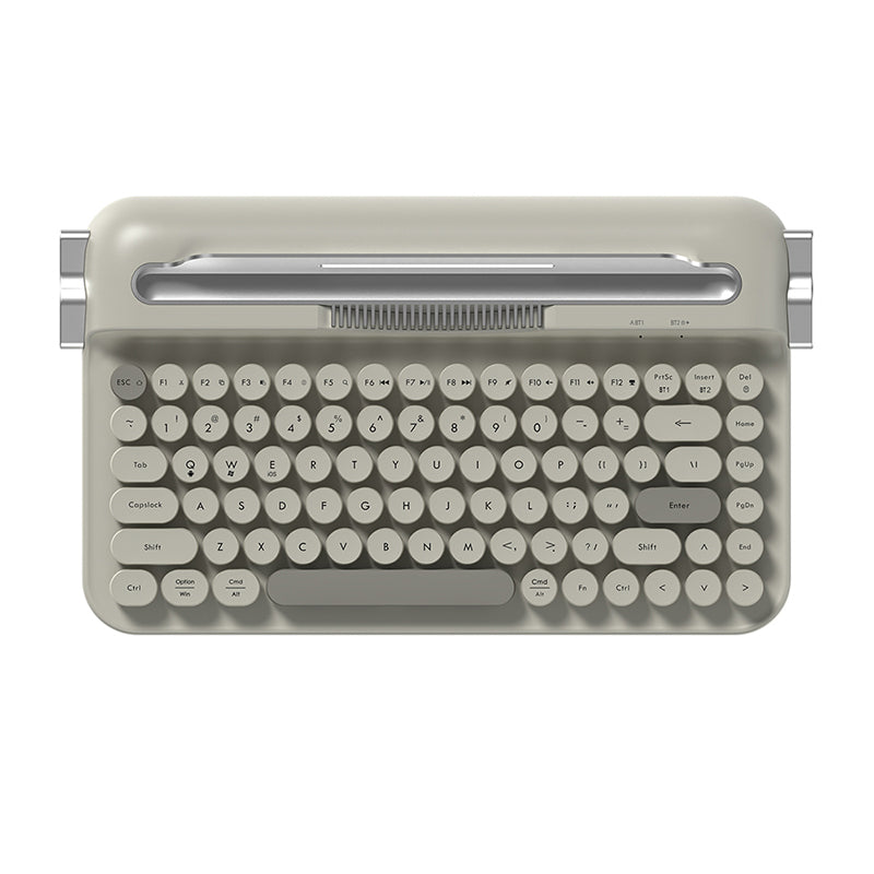 Ajazz AF84 Dual-Mode Typewriter Membrane Keyboard Retro Style