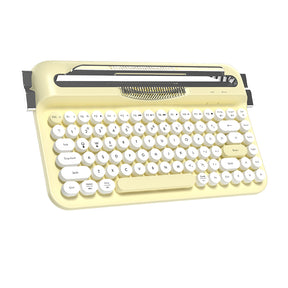 Ajazz AF84 Dual-Mode Typewriter Membrane Keyboard Retro Style