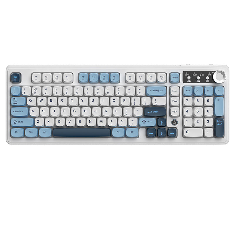 Ajazz AF98 PLUS Tri-Mode Wireless Membrane Keyboard RGB - WhatGeek Ajazz AF98 PLUS Tri-Mode Wireless Membrane Keyboard RGB - WhatGeek