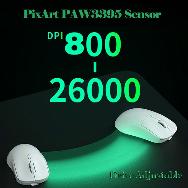 Ajazz AJ139 PRO 3395 Dual-Mode Wireless Gaming Mouse