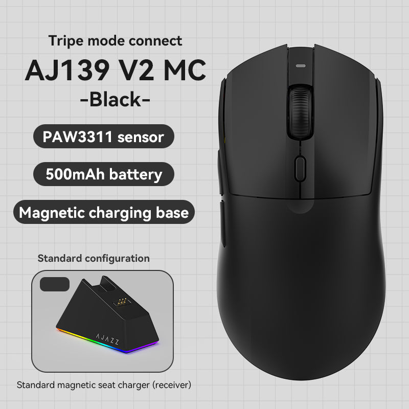 Ajazz AJ139 V2 MC Tri-Mode Gaming Mouse - Thumbnail 5