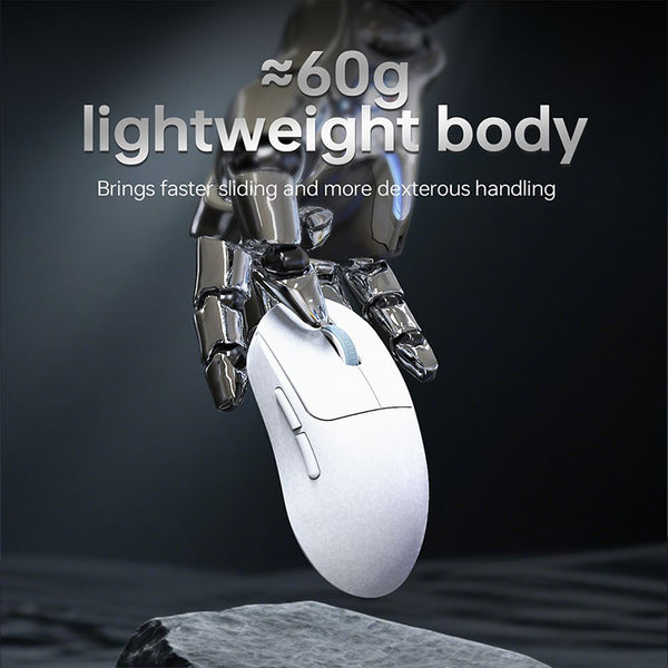 Ajazz AJ199 Lightweight Wireless Tri-Mode Gaming Mouse Carbon Fiber