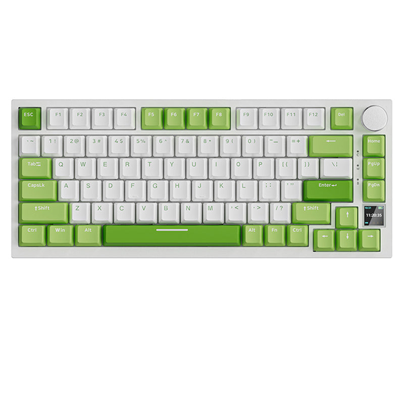 Ajazz_AK820_Pro_TKL_Mechanical_Keyboard_Green_Screen