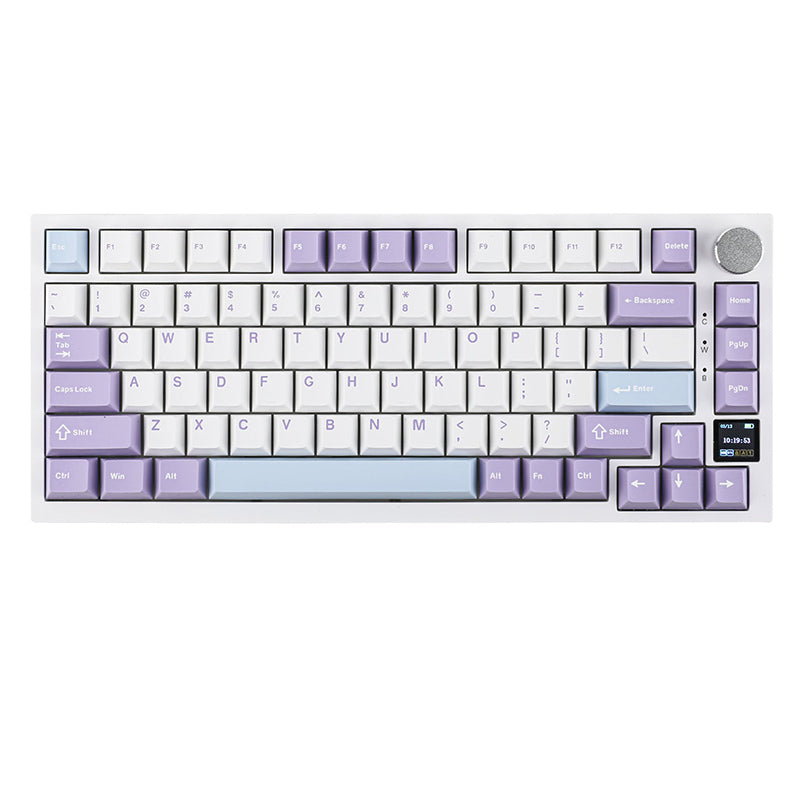 Ajazz_AK820_Pro_TKL_Mechanical_Keyboard_Purple_Screen_1