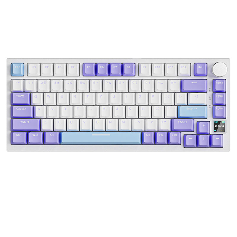 Ajazz_AK820_Pro_TKL_Mechanical_Keyboard_Purple_Screen
