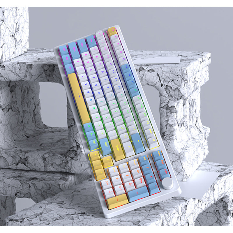 Ajazz_AK992_Summer_Blue_Wireless_Mechanical_Keyboard_23