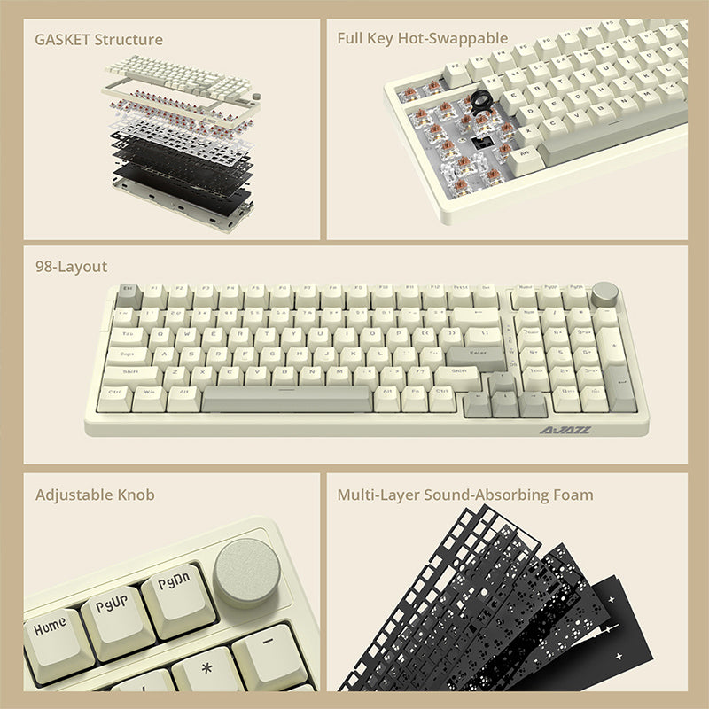 Ajazz_AK992_Wired_Mechanical_Keyboard_Beige_10