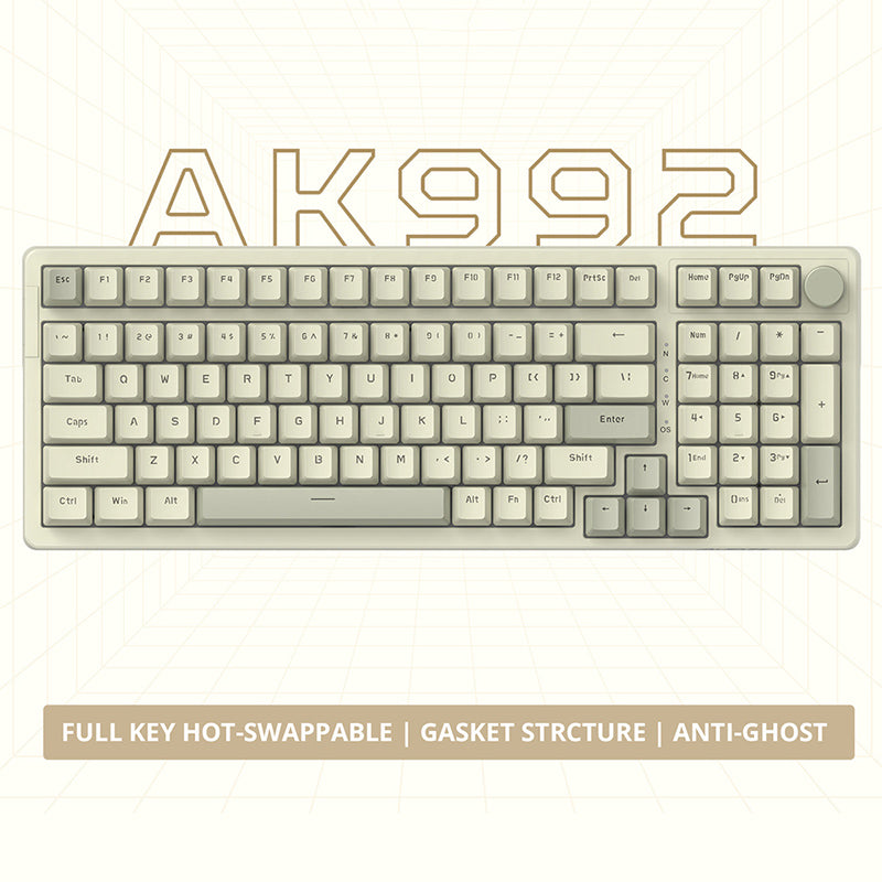 Teclado mecánico intercambiable en caliente Ajazz AK992