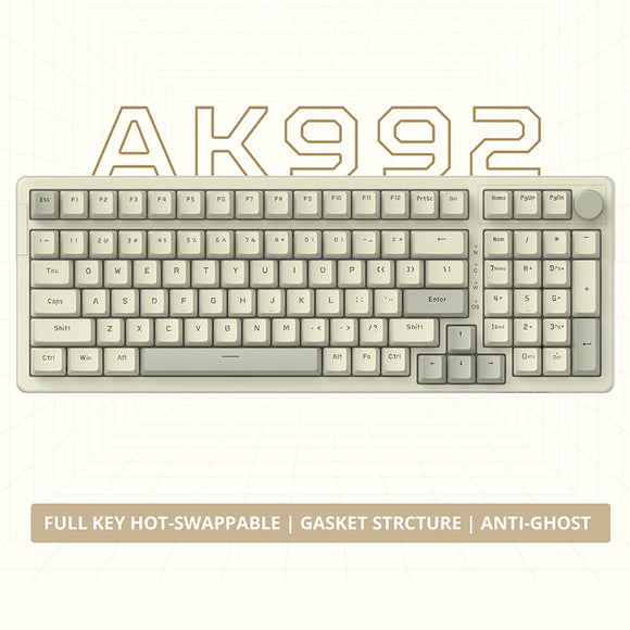 Ajazz AK992 Hot-Swap-fähige mechanische Tastatur