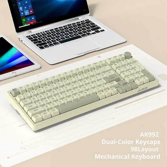 Ajazz AK992 Hot-Swap-fähige mechanische Tastatur
