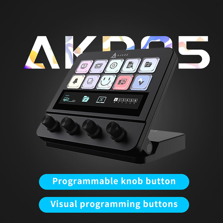 Ajazz AKP05E All-in-one Stream Deck - WhatGeek