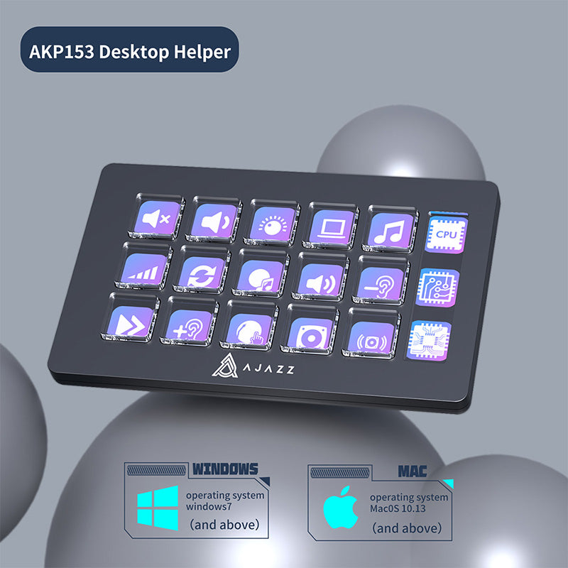Ajazz_AKP153e_LCD_Desk_Helper_Black_2