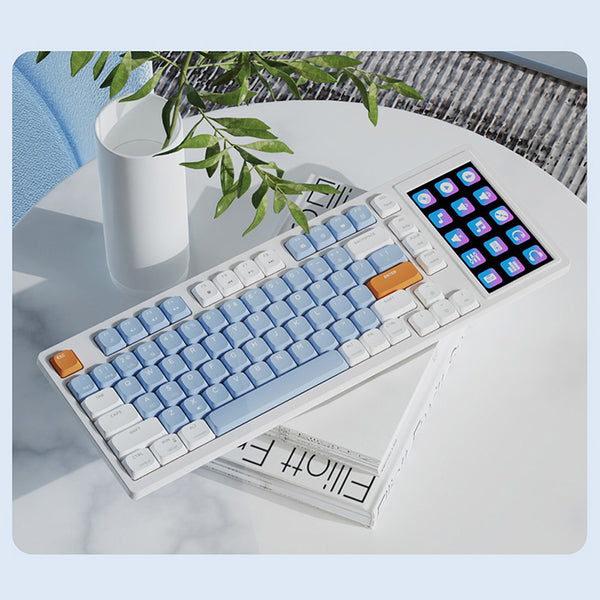 Ajazz AKP815 Function Screen Low Profile Wired Mechanical Keyboard
