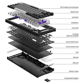 Akko 5075B Plus ISO Layout Wireless Mechanical Keyboard