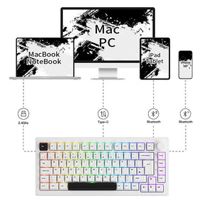 Akko 5075B Plus ISO Layout Wireless Mechanical Keyboard