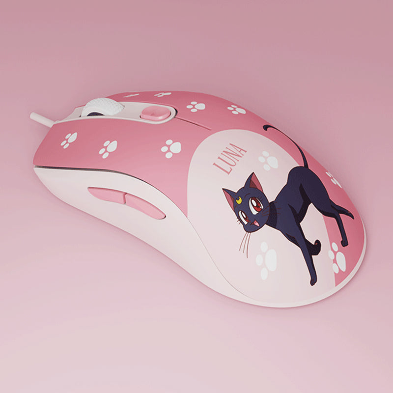 Akko AG325 Sailor Moon Crystal-LUNA Wired Mouse - Thumbnail 3