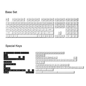 Akko Black On White Keycap Set MDA Profile 227 Keys