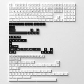 Akko Black On White Keycap Set MDA Profile 227 Keys