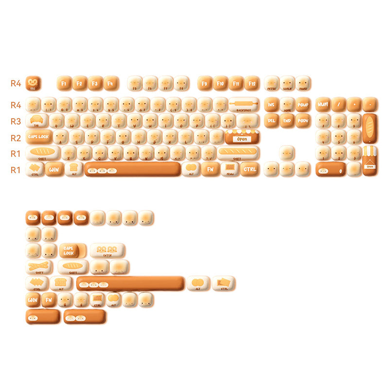 トップス akko Akko Bun Wonderland MOG Profile Keycaps Set 138 Keys