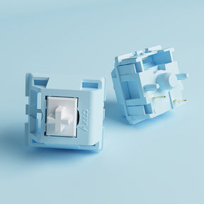 Akko CS Snow Blue Gray Linear Switches