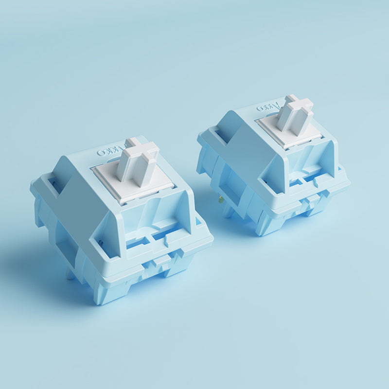 Akko CS Snow Blue Gray Linear Switches