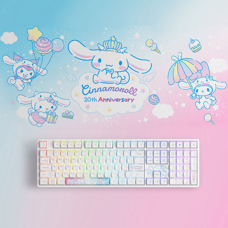 Akko Cinnamoroll 20th Anniversary 3108RF Wireless Mechanical