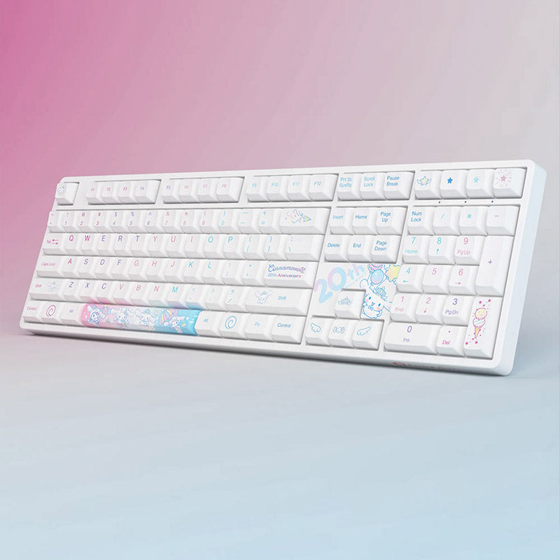 Akko Cinnamoroll 20th Anniversary 3108RF Wireless Mechanical Keyboard - Thumbnail 3