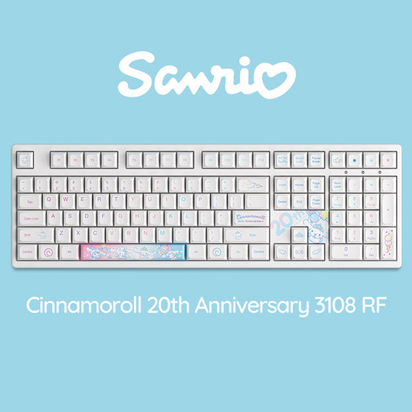 Akko Cinnamoroll 20th Anniversary 3108RF Wireless Mechanical Keyboard