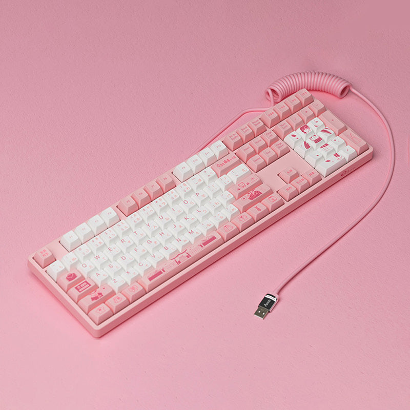 Akko Spiralkabel Rosa