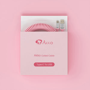 Akko Spiralkabel Rosa