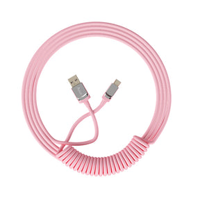 Akko Coiled Cable Pink