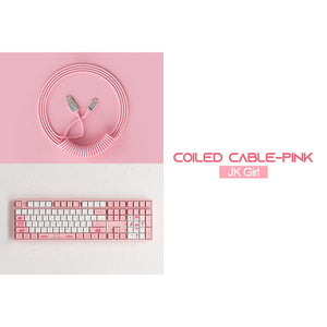 Akko Spiralkabel Rosa