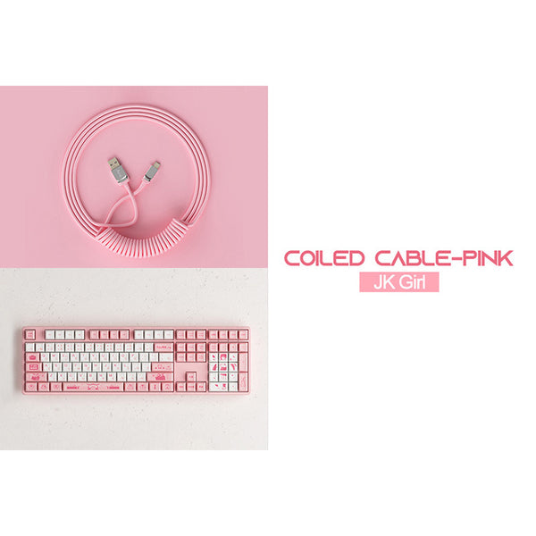 Akko Spiralkabel Rosa