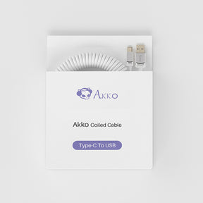 Akko Coiled Cable White