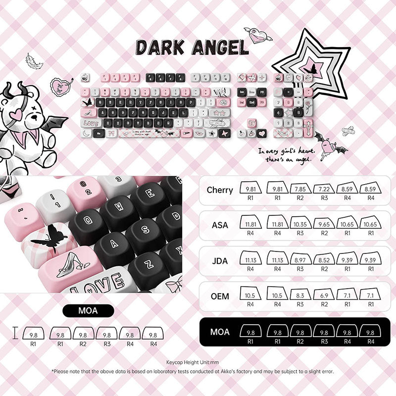 Akko Dark Angel MOA Profile Keycaps Set - Thumbnail 5
