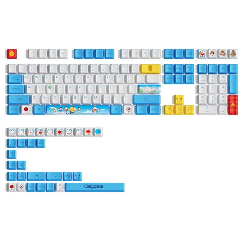 Akko Doraemon Macaron Keycap Set (136-key) - Thumbnail 4