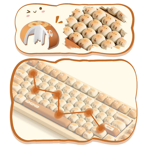 Akko MG75W Bun Wonderland Dual Mode Mechanical Keyboard