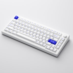 Akko MOD007 PC Blau auf Weiß Kabelgebundene mechanische Tastatur