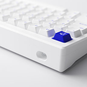 Akko MOD007 PC Blue on White Wired Mechanical Keyboard