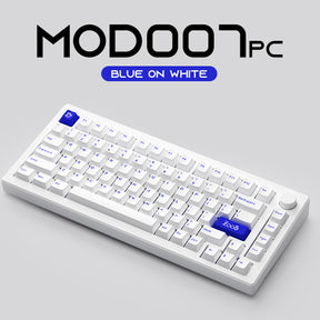 Akko MOD007 PC Blau auf Weiß Kabelgebundene mechanische Tastatur