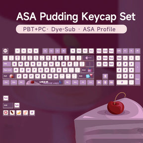 Akko Countryside & Mousse Cake ASA Profile PBT Keycap Set 116 Keys