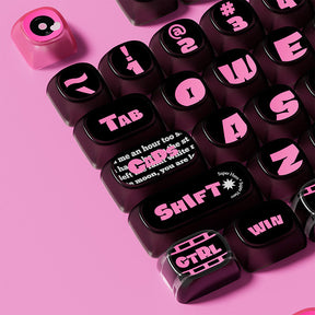 Akko Pink Phantom Keycap Set MOA Profile 139 keys