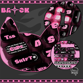 Akko Pink Phantom Keycap Set MOA Profile 139 keys