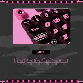 Akko Pink Phantom Keycap Set MOA Profile 139 keys