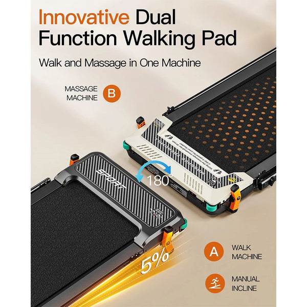 Akluer 520A-B Dual-Sided Walking Pad with Handle