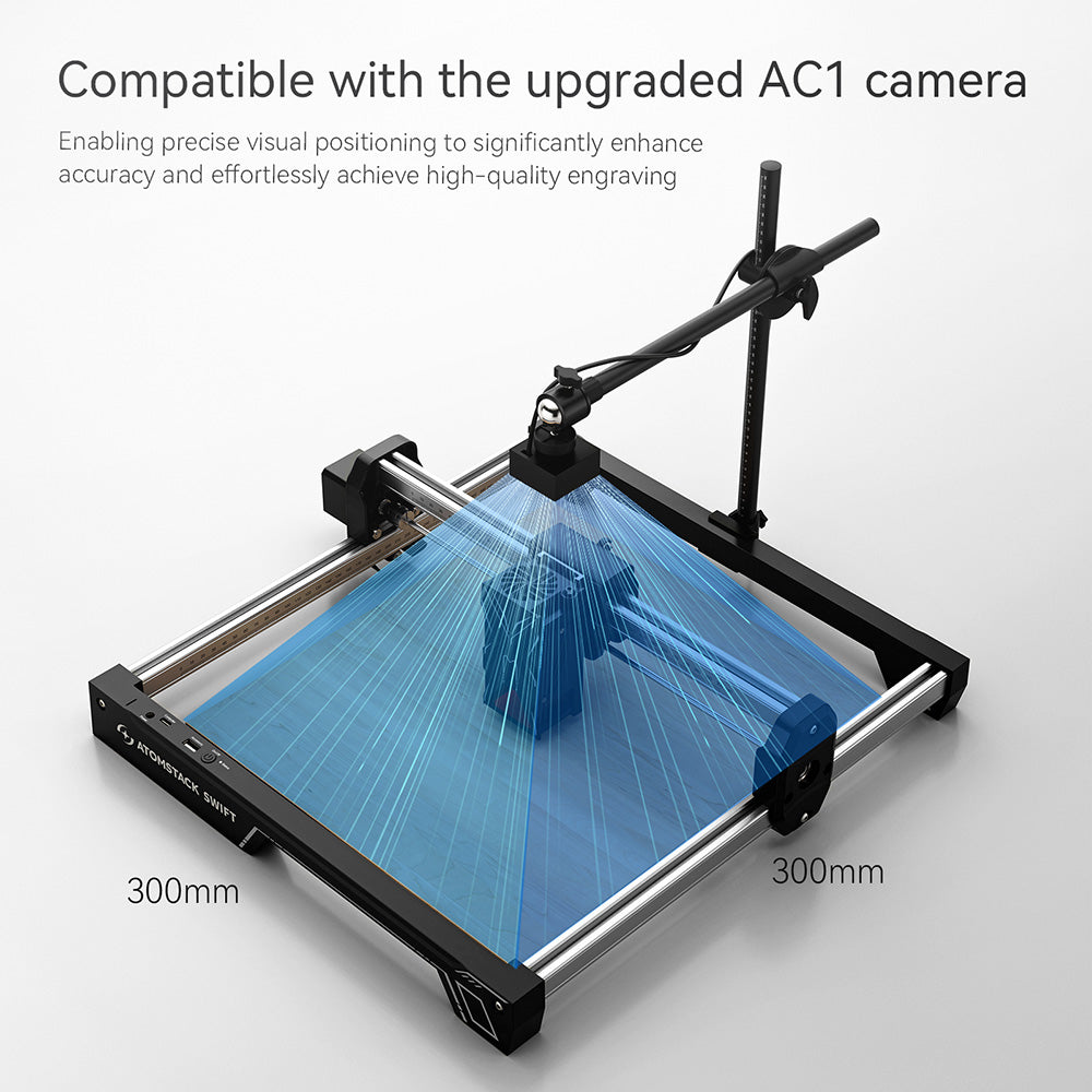 AtomStack Swift Laser Engraver 7W 12W for Home Creators - WhatGeek