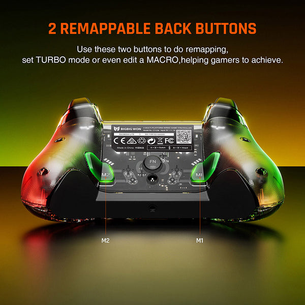 BIGBIG WON Rainbow Lite Wired Game Controller
