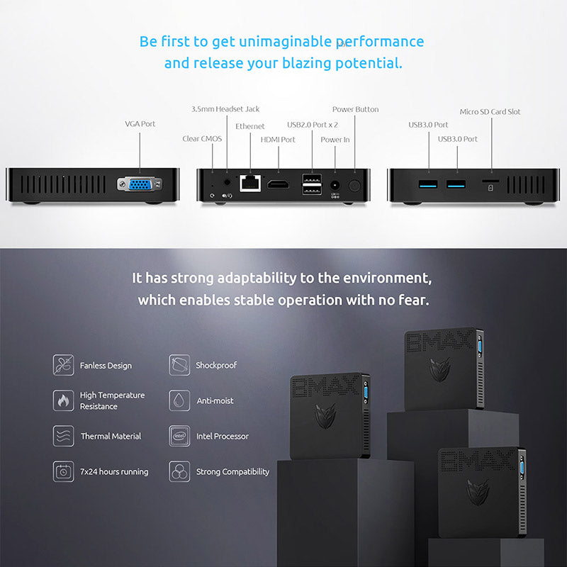 ミニPC BMAX B1 Pro Professional Mini PC B1 Pro for Business/Gaming - Buy B1 Pro
